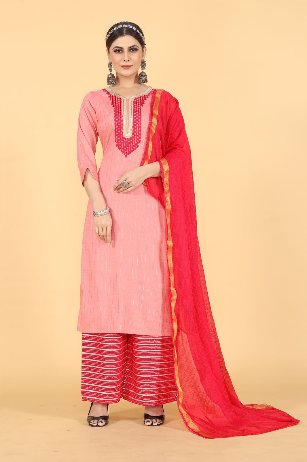 Padmavati One By Seamore Rayon Kurtis With Bottom Dupatta